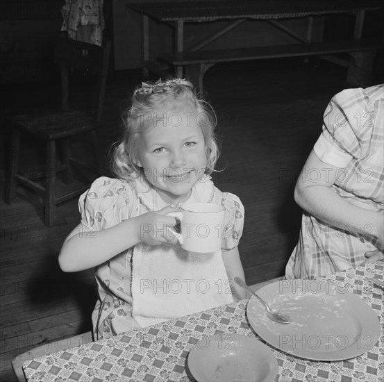 A child care center, opened September 15, 1942, for thirty child..., New Britain, Connecticut, 1943. Creator: Gordon Parks.