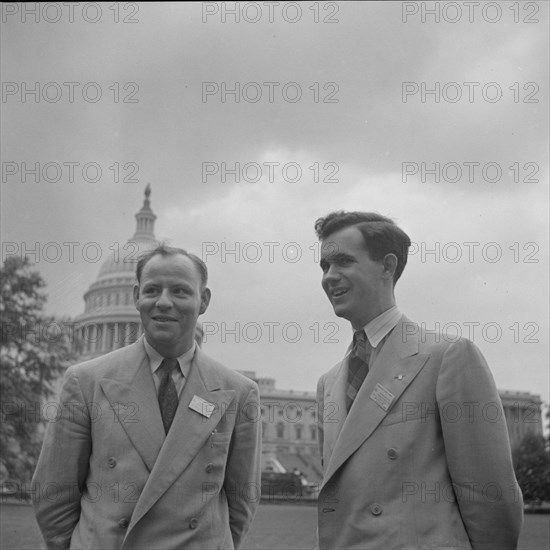 Possibly: International student assembly, Washington, D.C, 1942. Creator: Gordon Parks.