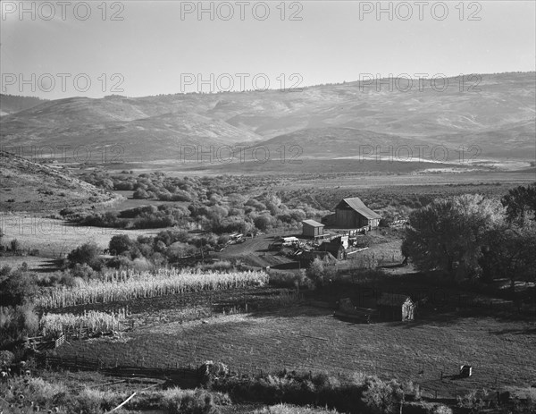 Squaw Valley farm, Gem County, Idaho, 1939. Creator: Dorothea Lange.