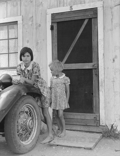 Arkansawyers auto camp filled almost completely with…, Greenfield, Salinas Valley, CA, 1939. Creator: Dorothea Lange.