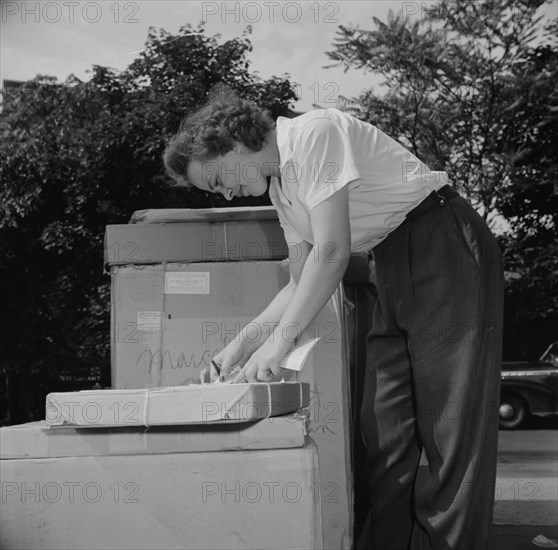 Possibly: Mrs. Dorothy Bell, Irish-German descent, twenty-seven..., New Britain, Connecticut, 1943. Creator: Gordon Parks.