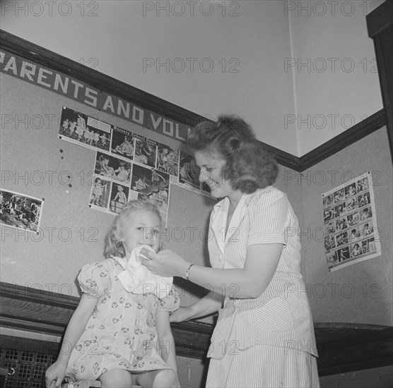 A child care center, opened September 15, 1942, for thirty child..., New Britain, Connecticut, 1943. Creator: Gordon Parks.