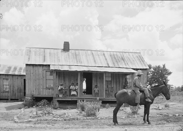 House of Negro tenant family, Pittsboro, North Carolina, 1939. Creator: Dorothea Lange.