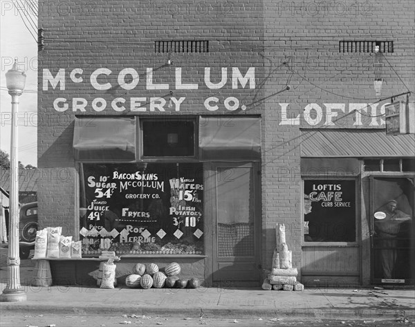 Grocery store, Greensboro, Alabama, 1936. Creator: Walker Evans.