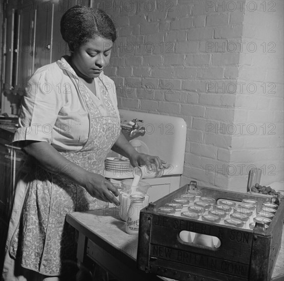 A child care center opened September 15, 1942 for thirty children, New Britain, Connecticut, 1943. Creator: Gordon Parks.