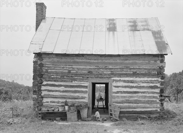 Negro sharecropper house, Person County, North Carolina, 1939. Creator: Dorothea Lange.