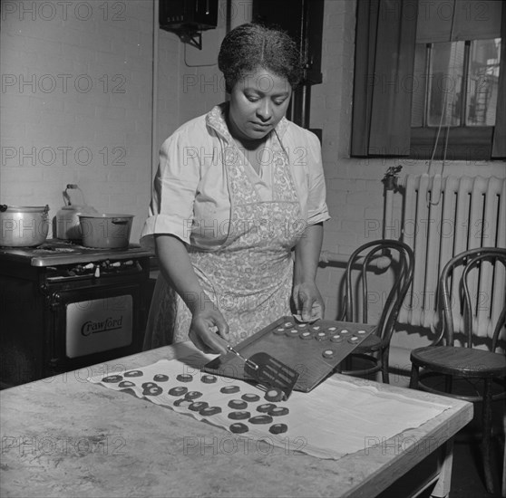 A child care center opened September 15, 1942 for thirty children, New Britain, Connecticut, 1943. Creator: Gordon Parks.