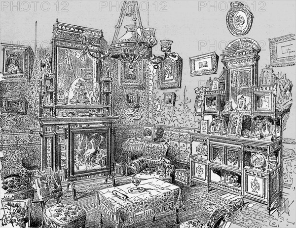 ''A Prima Donna's Home; Sketches at Craig-y-Nos Castle, Madame Patti-Nicolini's Residence in South W Creator: Unknown.