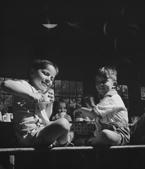 A child care center, opened September 15, 1942, for thirty child..., New Britain, Connecticut, 1943. Creator: Gordon Parks.