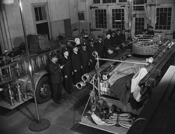 Firehouse station no. 4, Washington, D.C., 1943. Creator: Gordon Parks.