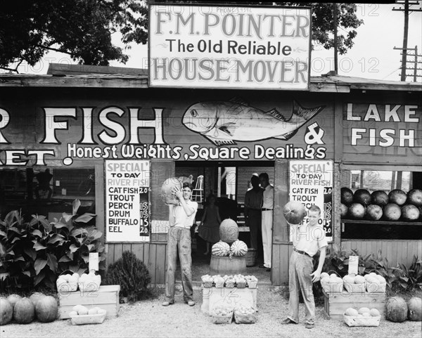 Roadside stand near Birmingham, Alabama, 1936. Creator: Walker Evans.