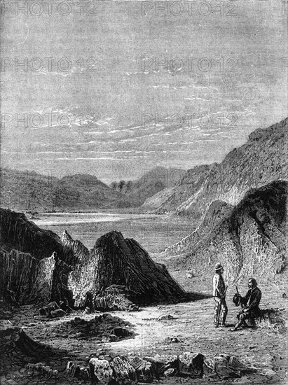 'View of the Salt Mountains of Rawal Findi, Himalayas', c1891. Creator: James Grant.