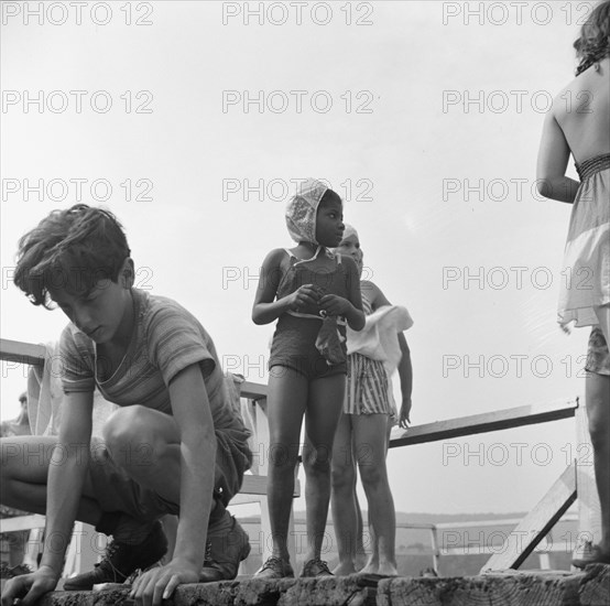 Recreation at Camp Christmas Seals, Haverstraw, New York, 1943. Creator: Gordon Parks.