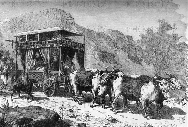 'The Chopaya of Hindoo Travelling Carriage', c1891. Creator: James Grant.