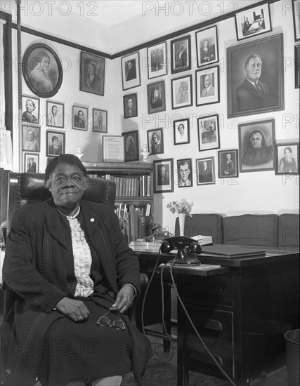 Bethune-Cookman College, Daytona Beach, Florida, 1943. Creator: Gordon Parks.