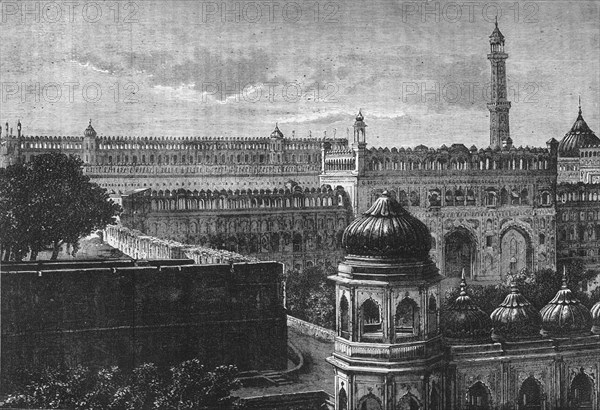 'View of the Great Imambara, Lucknow', c1891. Creator: James Grant.