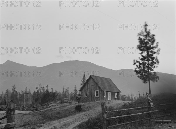 Farm for sale, Boundary County, Idaho, 1939. Creator: Dorothea Lange.