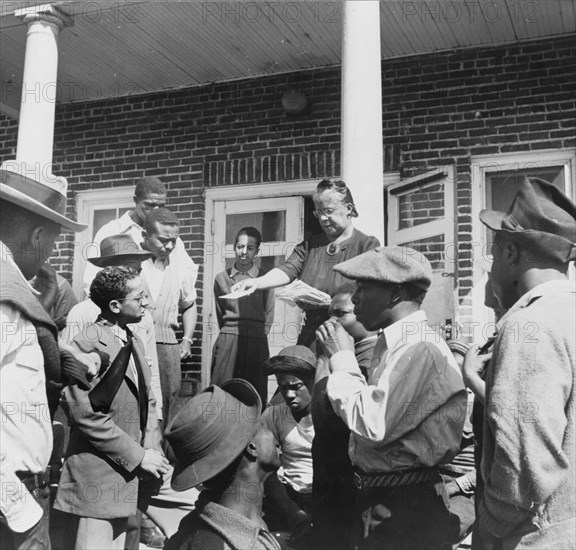 Bethune-Cookman College, Daytona Beach, Florida, 1943. Creator: Gordon Parks.