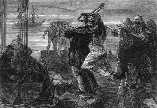 'Assassination of Lord Mayo', c1891. Creator: James Grant.