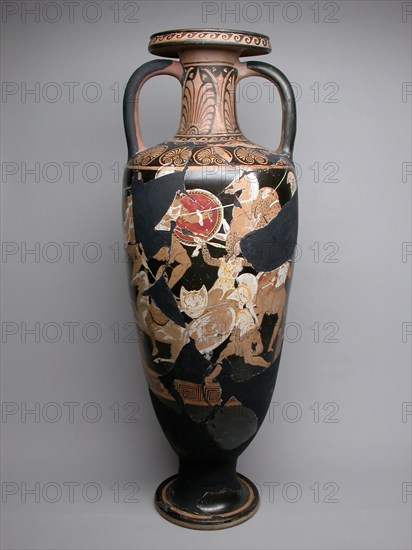 Amphora (Storage Jar), 340-330 BCE. Creator: Ixion Painter.