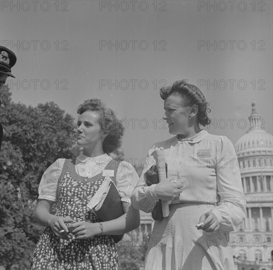 International student assembly, Washington, D.C, 1942. Creator: Gordon Parks.