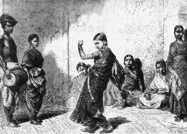 'Dancing Girls of Bombay', c1891. Creator: James Grant.