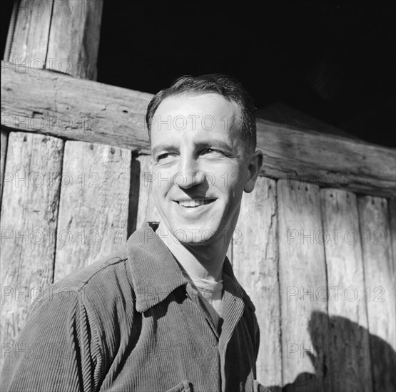 Mr. Lewis Traver, the director at Camp Nathan Hale, Southfields, New York, 1943 Creator: Gordon Parks.