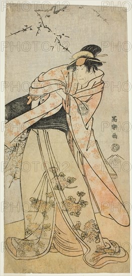 The Actor Segawa Kikunojo III as Shirabyoshi Hisakata of Miyako Kujo (Sandai-me..., 1794 (Kansei 6). Creator: Toshusai Sharaku.