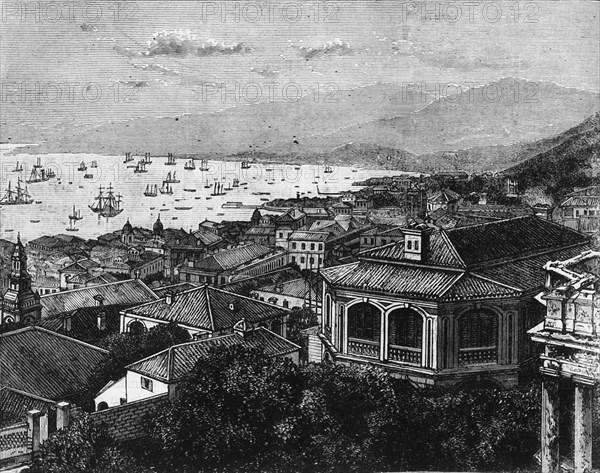 'View of Hong Kong', c1891. Creator: James Grant.