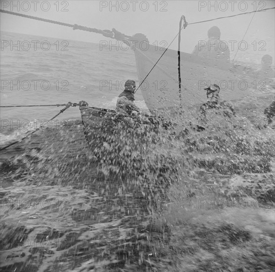 Possibly: On board the fishing boat Alden, out of Gloucester, Massachusetts, 1943. Creator: Gordon Parks.