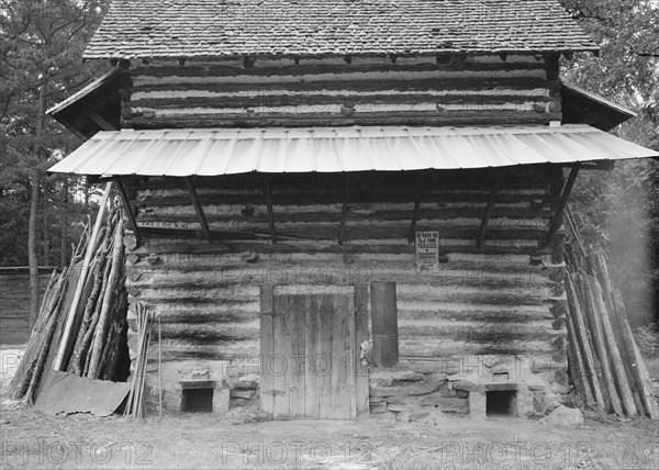 Tobacco barn, Person County, North Carolina, 1939. Creator: Dorothea Lange.