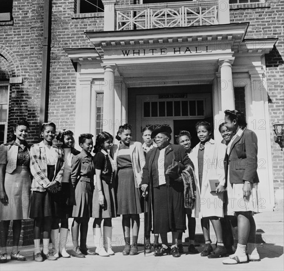 Bethune-Cookman College, Daytona Beach, Florida, 1943. Creator: Gordon Parks.