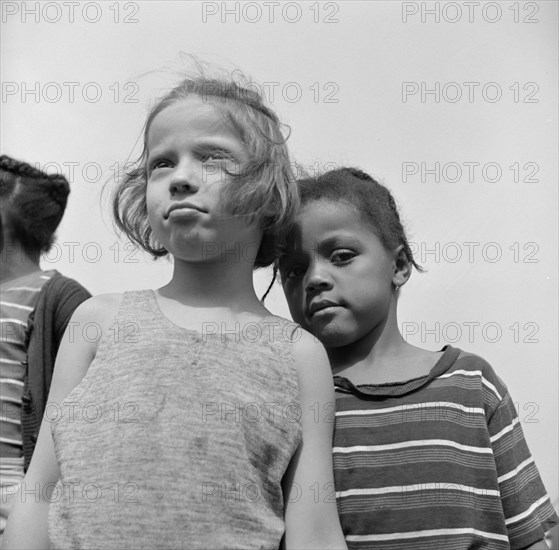 Camp buddies at Camp Christmas Seals, Haverstraw, New York, 1943. Creator: Gordon Parks.