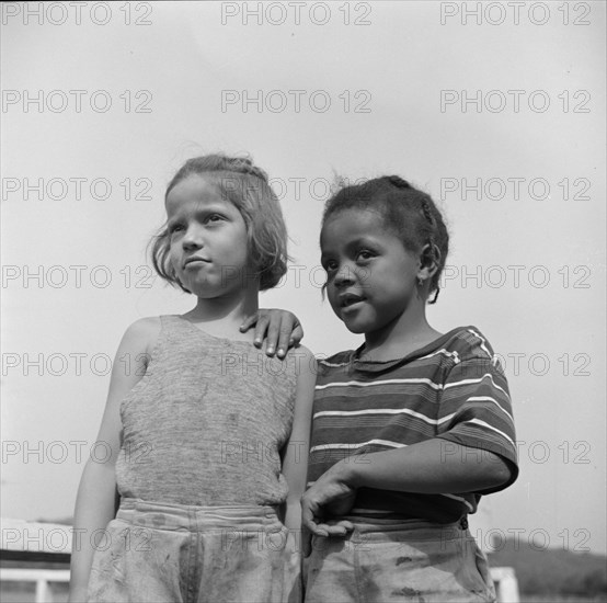 Camp buddies at Camp Christmas Seals, Haverstraw, New York, 1943. Creator: Gordon Parks.