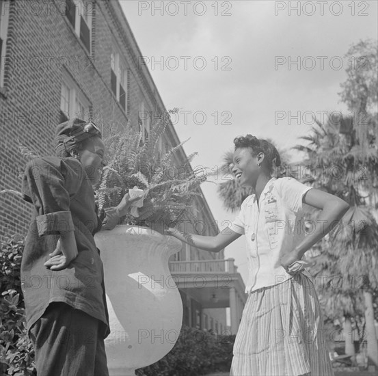 Bethune-Cookman College, Daytona Beach, Florida, 1943. Creator: Gordon Parks.