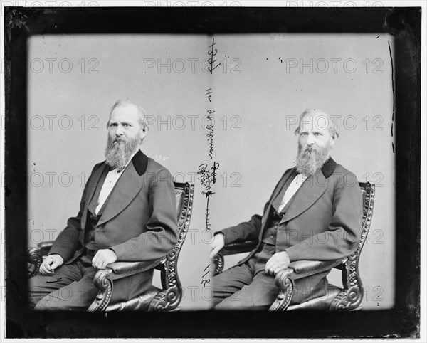 James Wallace Robinson of Ohio, 1865-1880. Creator: Unknown.