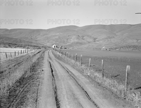 A new house, lumber from Ola self-help sawmill co-op, Gem County, Idaho, 1939. Creator: Dorothea Lange.