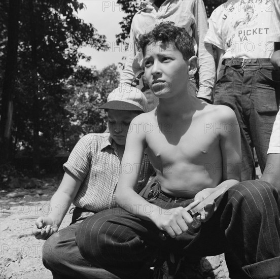 Aw nuts, Camp Nathan Hale, Southfields, New York, 1943. Creator: Gordon Parks.