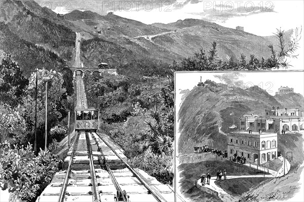 ''New High Level Tramway at Hong Kong', 1888. Creator: Unknown.