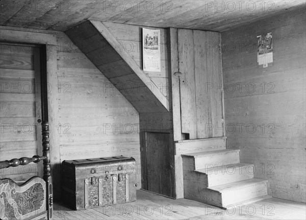 Corner of tobacco farmer's front room, Person County, North Carolina, 1939. Creator: Dorothea Lange.