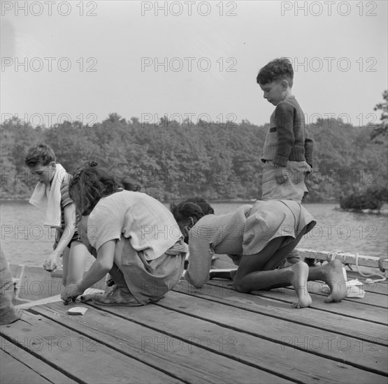 Interracial activities at Camp Christmas Seals, Haverstraw, New York, 1943. Creator: Gordon Parks.