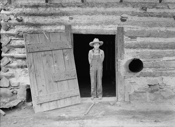Ten year old son of tobacco sharecropper..., Granville County, North Carolina, 1939. Creator: Dorothea Lange.