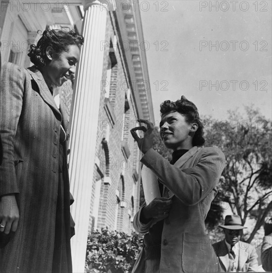 Bethune-Cookman College, Daytona Beach, Florida, 1943. Creator: Gordon Parks.