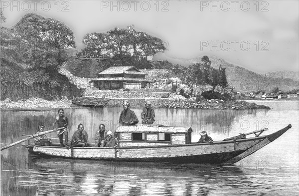 ''A House-Boat in Japan', 1888. Creator: Unknown.