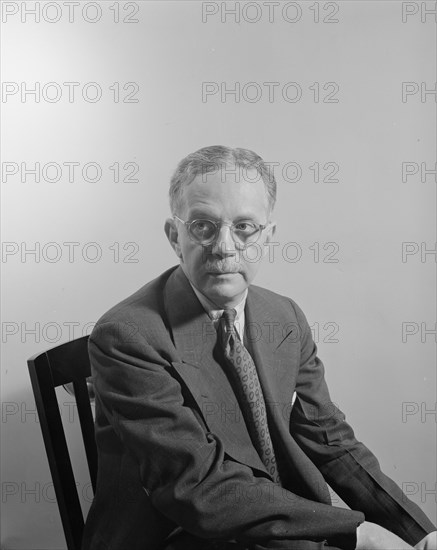 Walter White, executive secretary of the National Association...Colored People, Washington, 1942. Creator: Gordon Parks.