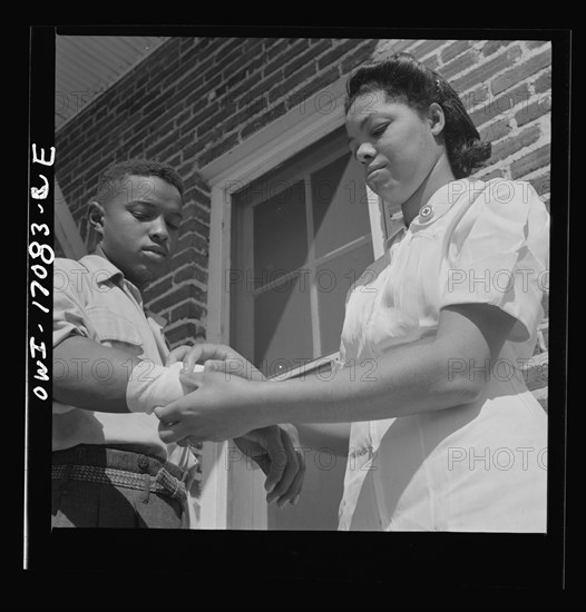 Bethune-Cookman College, Daytona Beach, Florida, 1943. Creator: Gordon Parks.