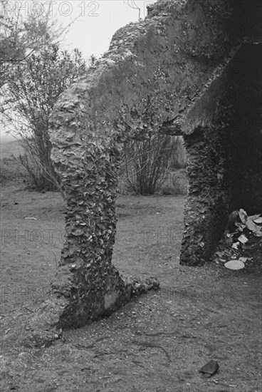 Possibly: Tabby construction, ruins of supposed Spanish mission, St. Marys, Georgia, 1936. Creator: Walker Evans.