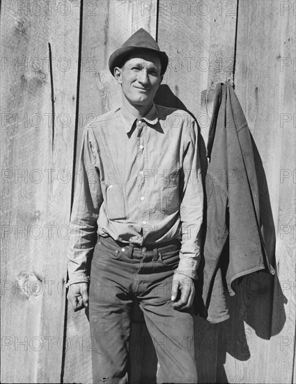 Possibly: One of the thirty-six members, Ola self-help sawmill co-op, Gem County, Idaho, 1939. Creator: Dorothea Lange.