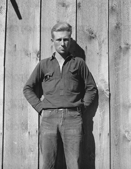 Possibly: One of the thirty-six members, Ola self-help sawmill co-op, Gem County, Idaho, 1939. Creator: Dorothea Lange.