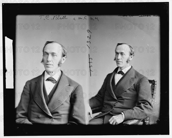 Senator Thomas Collier Platt of New York, 1865-1880. Creator: Unknown.